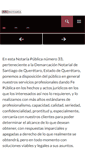 Mobile Screenshot of notaria33qro.com